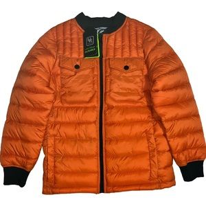 URBAN REPUBLIC - NWT Boy’s Packable Hooded Jacket Orange Puffer Size: L